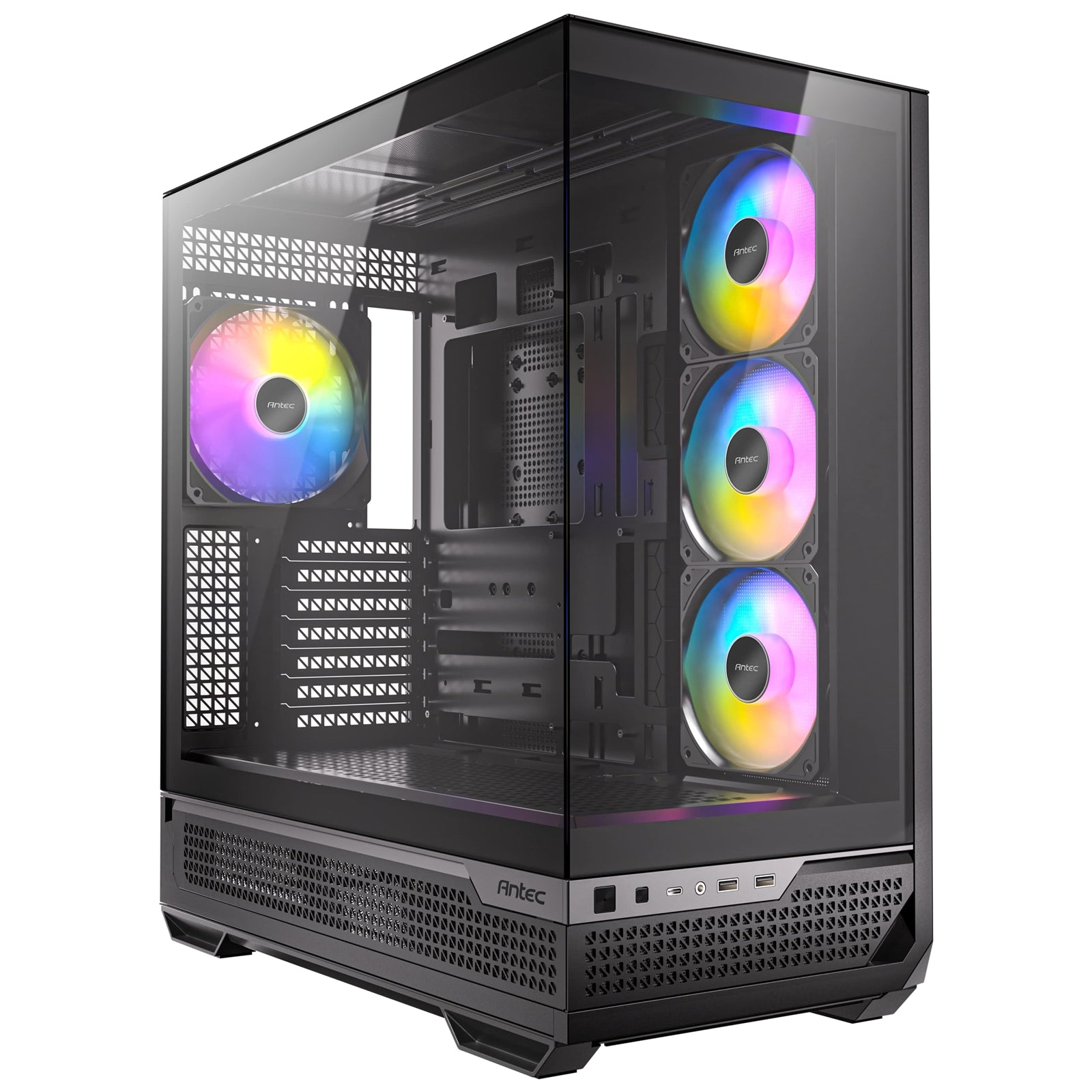 Antec C7 ARGB Mid Tower Gaming Case - 4mm Tempered Glass, 4x ARGB Fans Antec C7 ARGB Mid Tower Gaming Case - 4mm Tempered Glass, 4x ARGB Fans